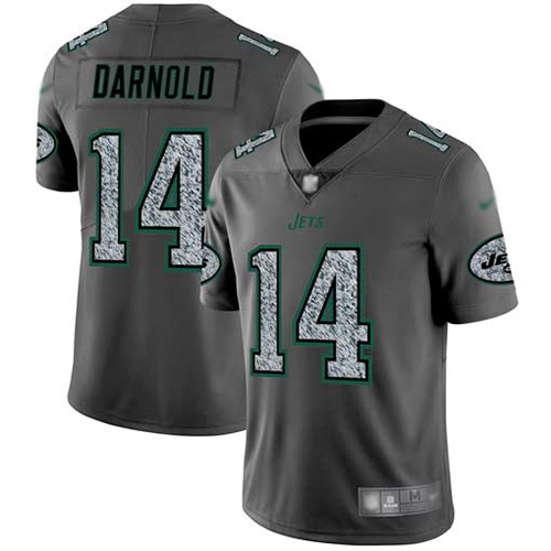 New York Jets Limited Gray Men Sam Darnold Jersey NFL Football #14 Static Fashion